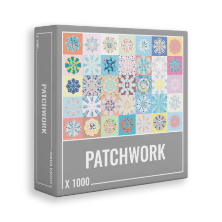 Patchwork 1000 piece jigsaw puzzle from Cloudberries