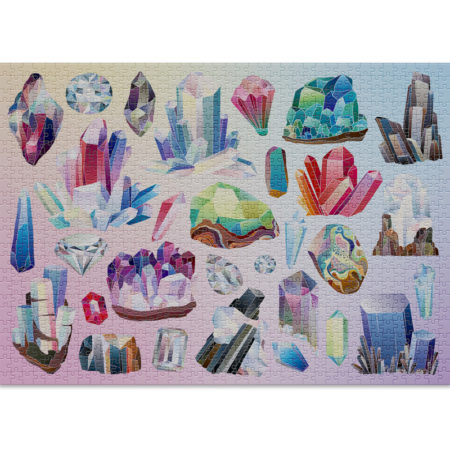Crystals 1000-piece puzzle by Cloudberries