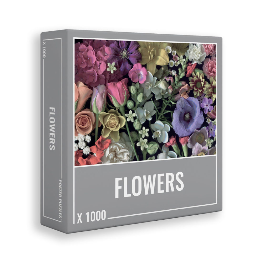 Flowers scanography jigsaw puzzle for grown ups