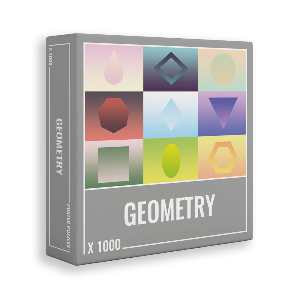 Geometry is a 1000-piece gradient puzzle from Cloudberries