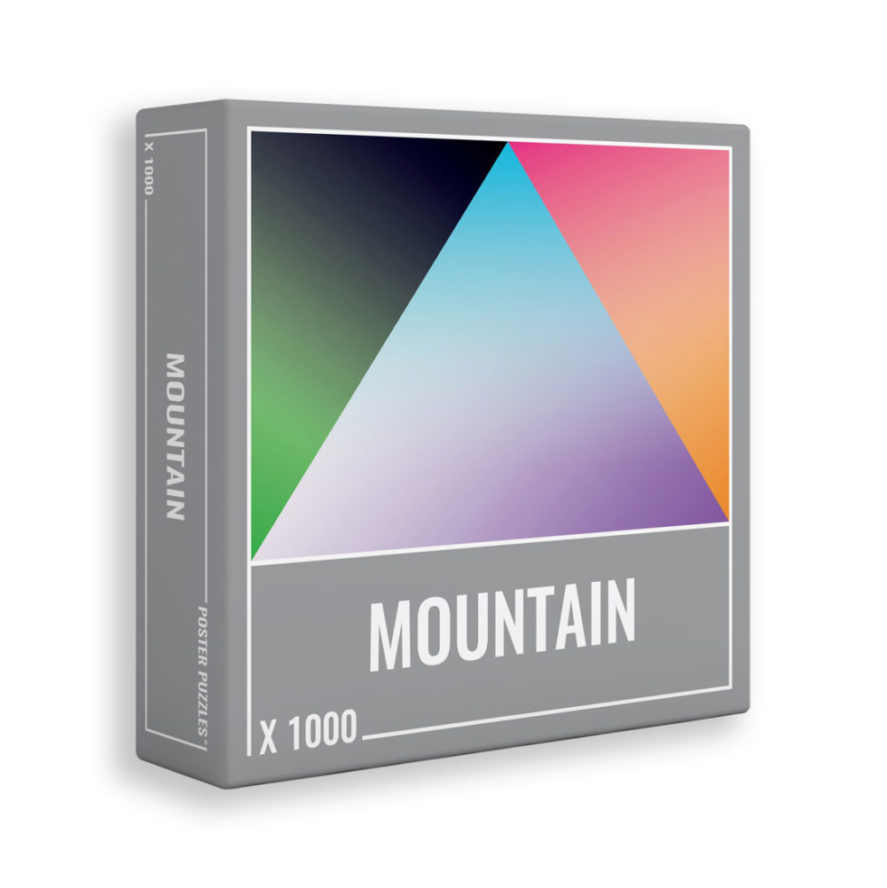 Mountain is a cool 1000-piece gradient jigsaw by Cloudberries