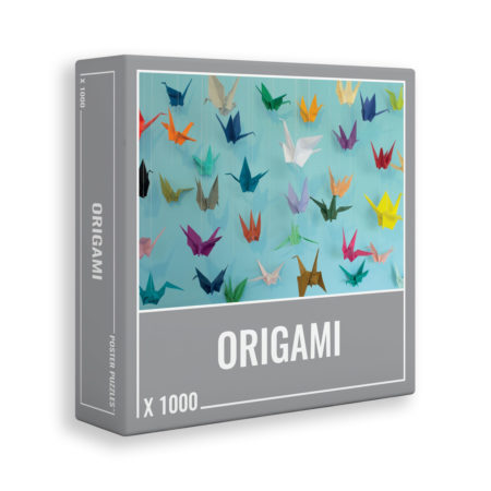 Origami is a 1000-piece jigsaw puzzle for grown ups