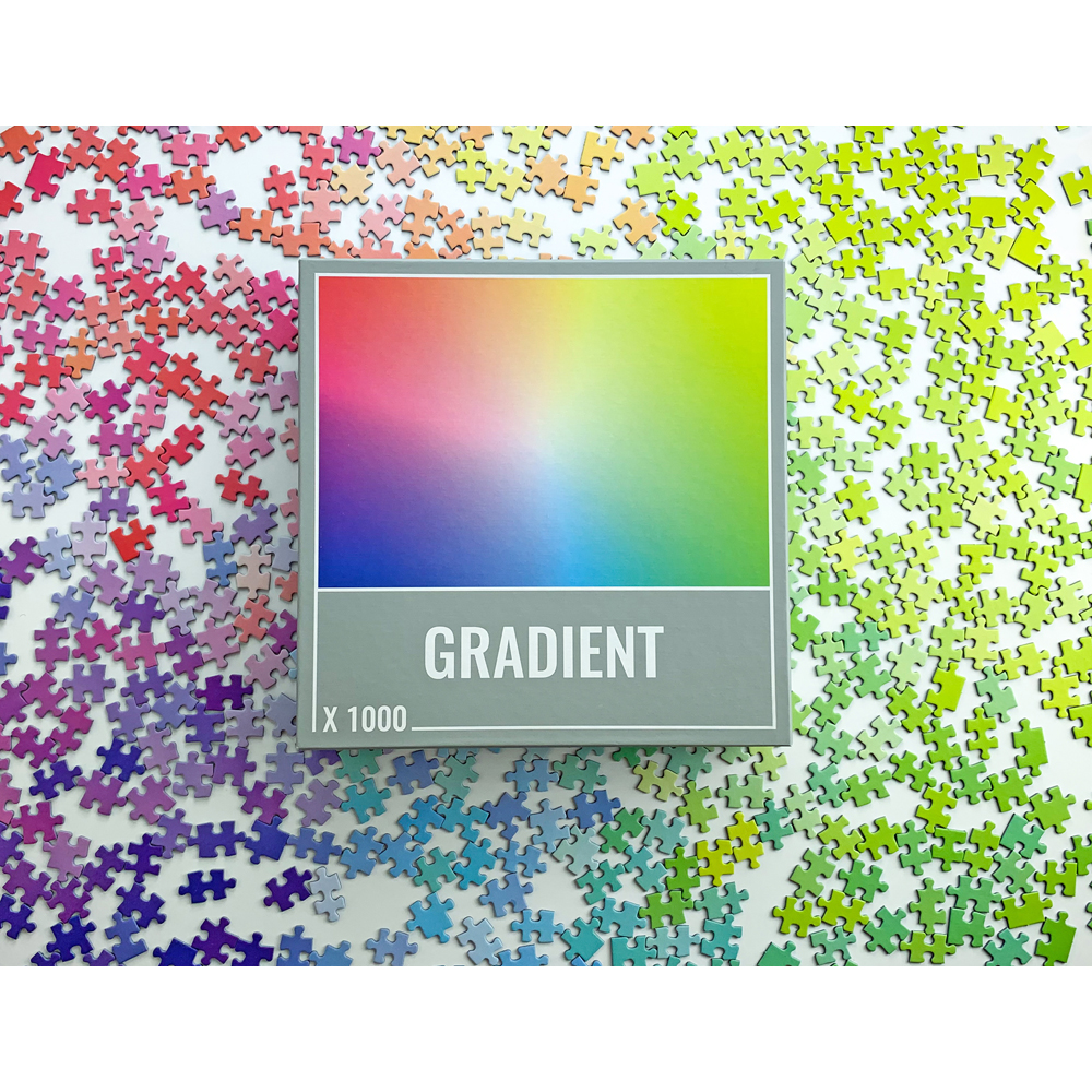 Gradient Jigsaw Puzzle by Cloudberries