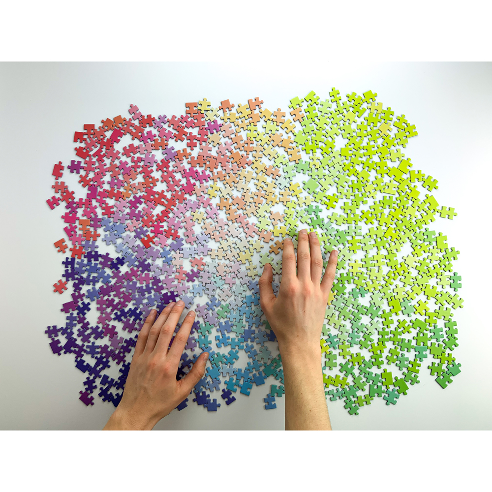 The 1000-piece gradient puzzle from Cloudberries