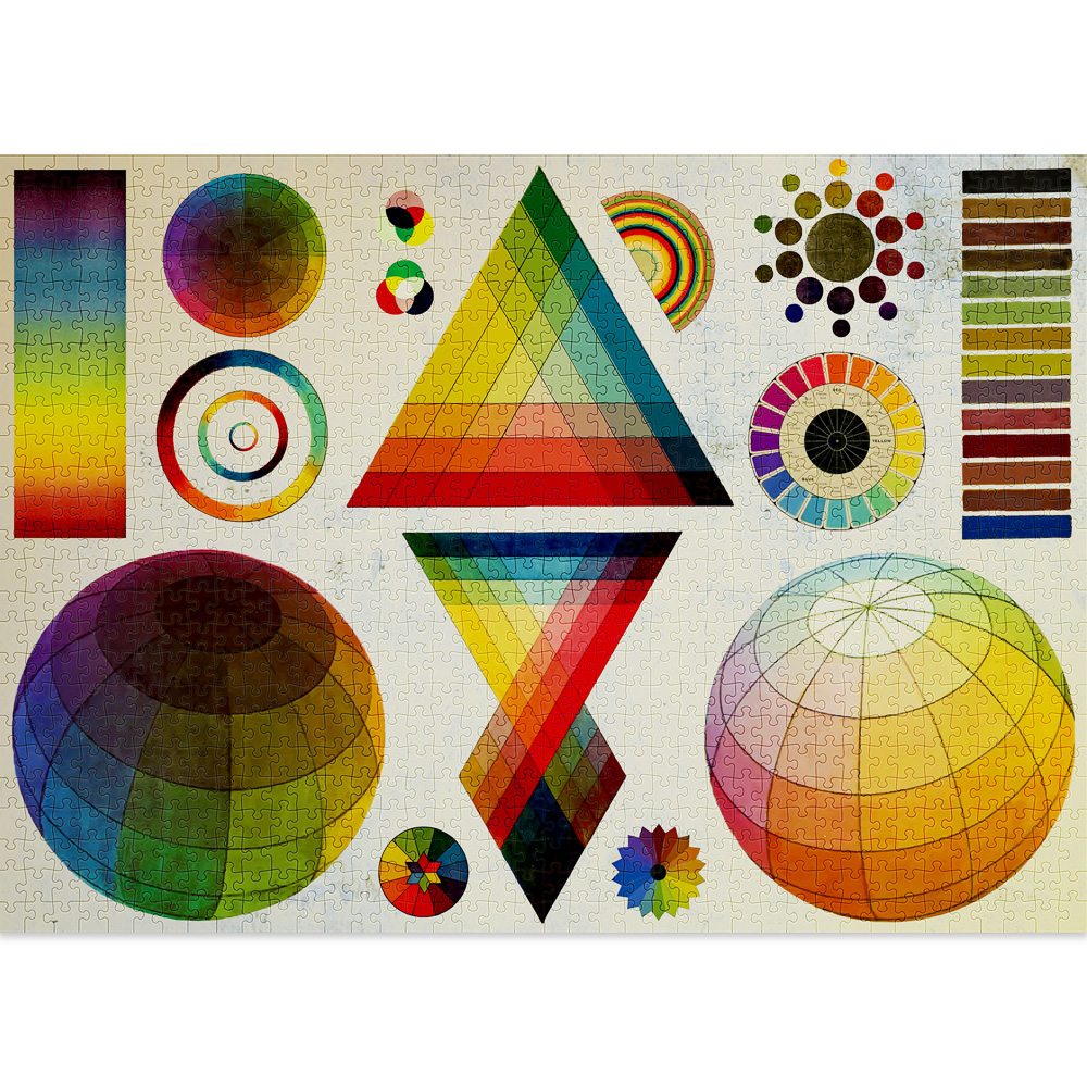 Canvas 1000 piece colour puzzle by Cloudberries