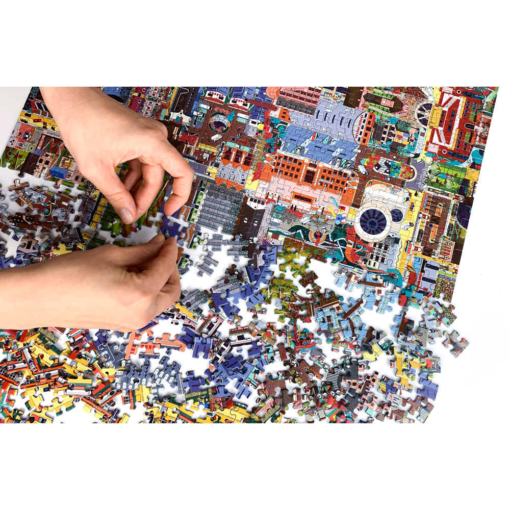 Challenging 1000-piece jigsaw puzzle for adults