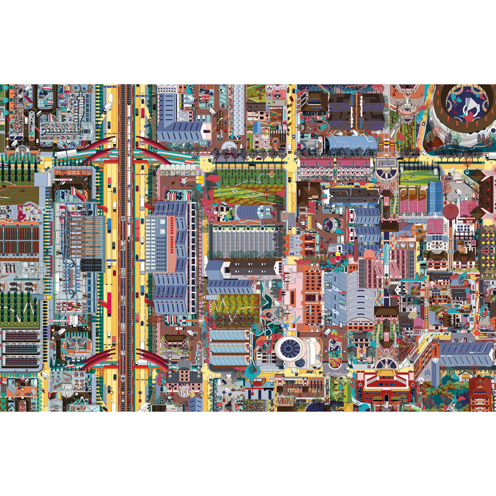 Crossroads 1000 piece jigsaw puzzle for grown ups