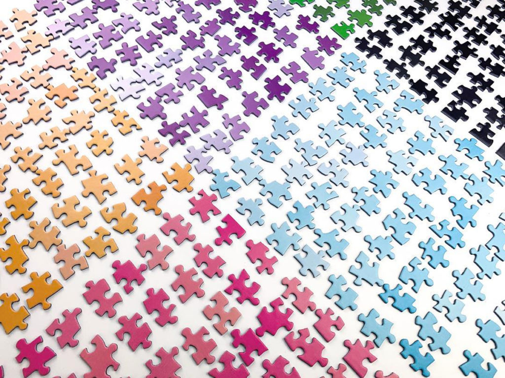 Sorting your puzzle pieces early can save you a lot of time when it comes to putting together a jigsaw puzzle