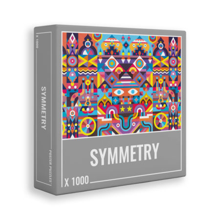 SYMMETRY is a fun, colourful 1000-piece puzzle by Cloudberries