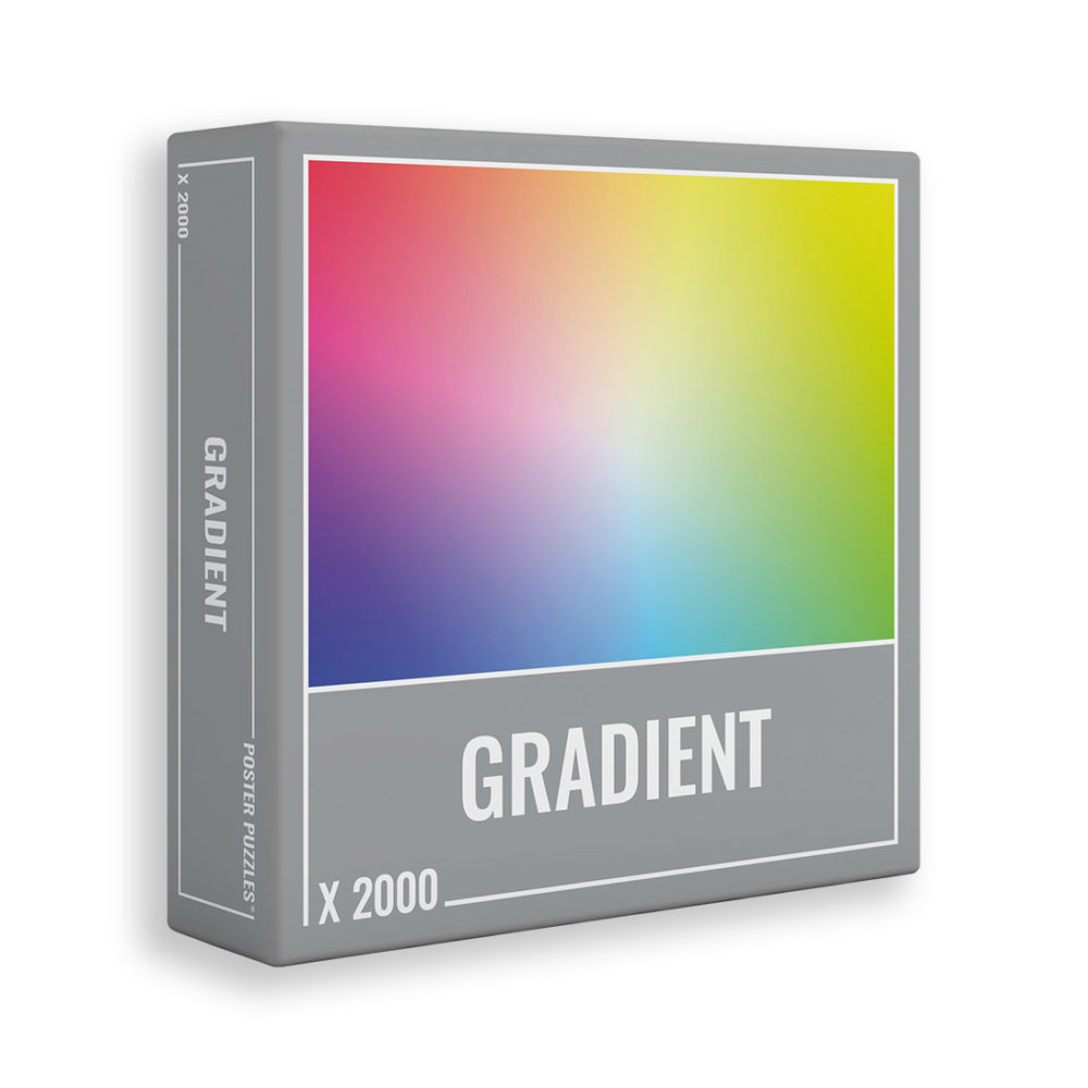 The 2000 piece Gradient puzzle from Cloudberries
