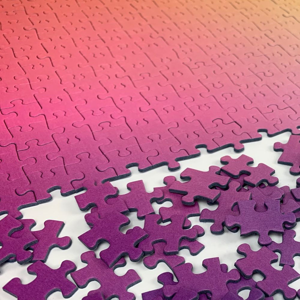 Gradient puzzle by Cloudberries
