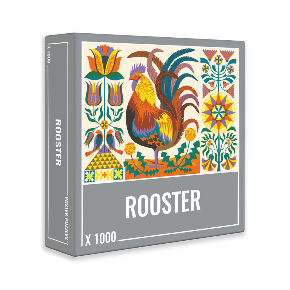Rooster 1000 piece puzzle from Cloudberries