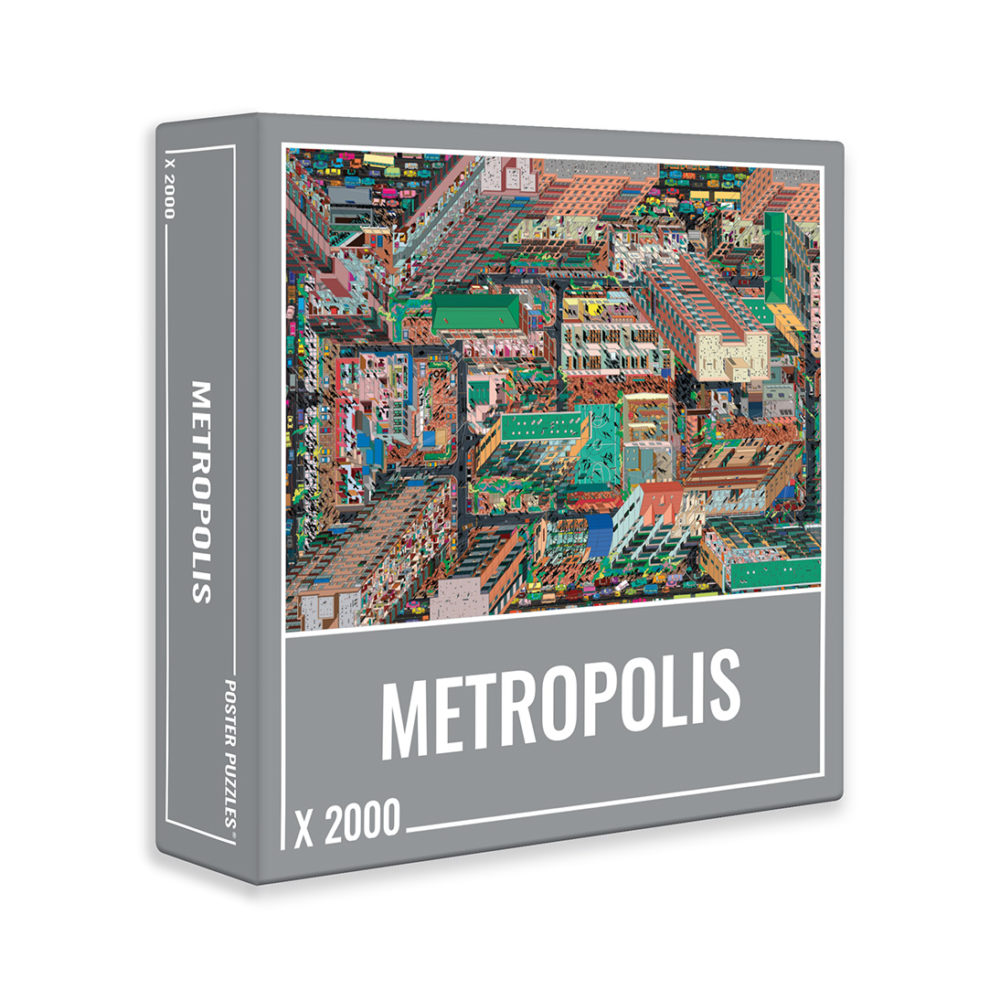 Metropolis is a 2000-piece jigsaw puzzle by Cloudberries
