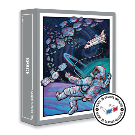 Space jigsaw puzzle 3D