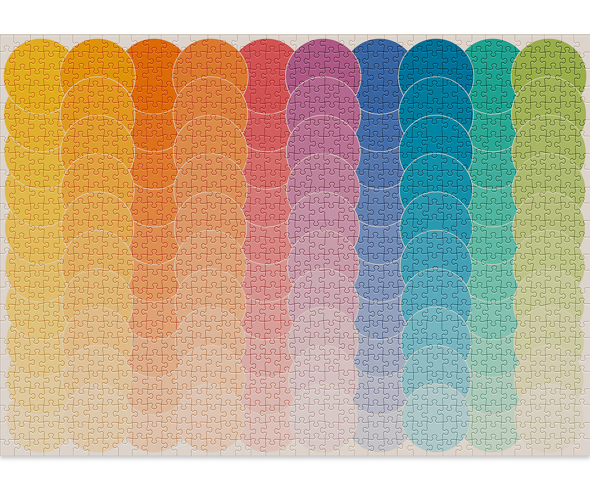 Waves is a fun 1000-piece gradient puzzle by Cloudberries