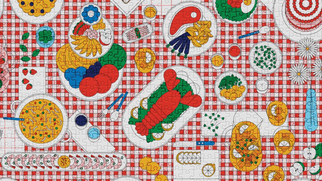 "Feast" is one of our most popular 1000 piece puzzles