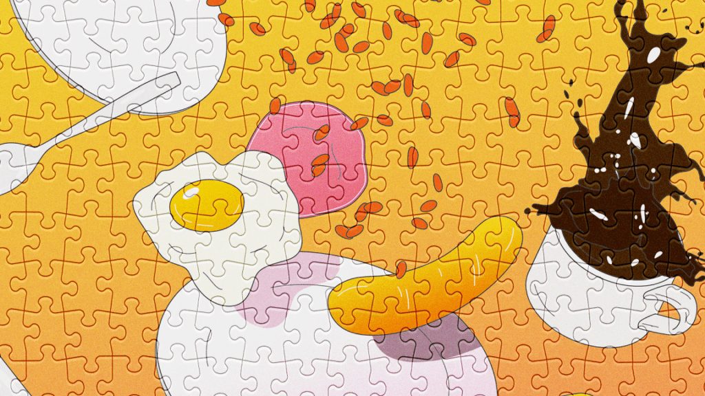 Breakfast jigsaw puzzle (500 pieces)