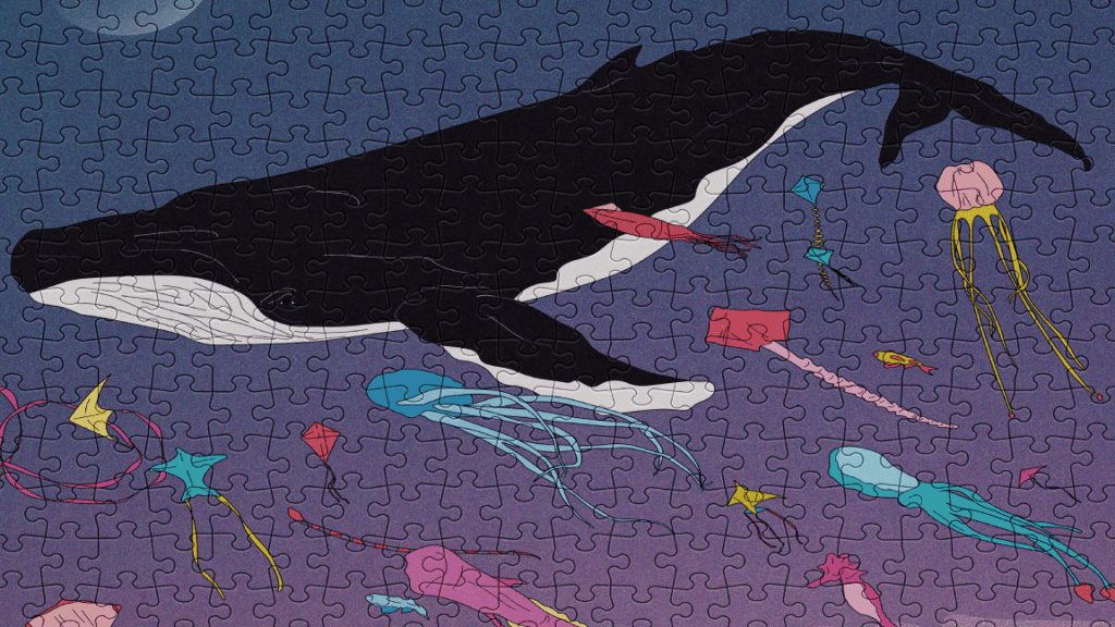 Whale jigsaw puzzle (500 pieces)