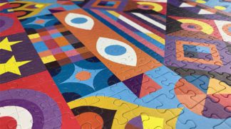 There are some amazing colours and patterns in our 1000-piece symmetry puzzle