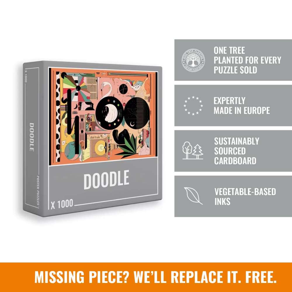 Doodle is a cool jigsaw puzzle made by Cloudberries
