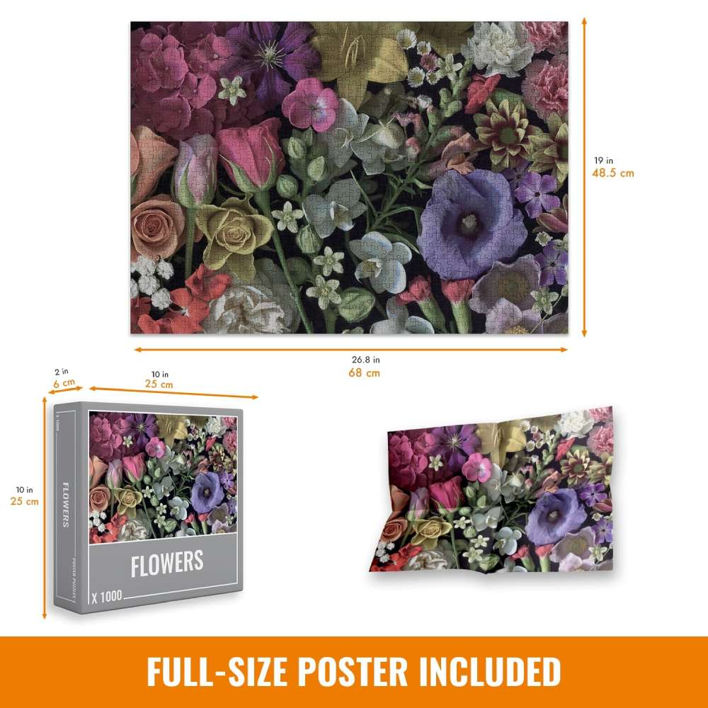 Flowers jigsaw puzzle 1000 pieces
