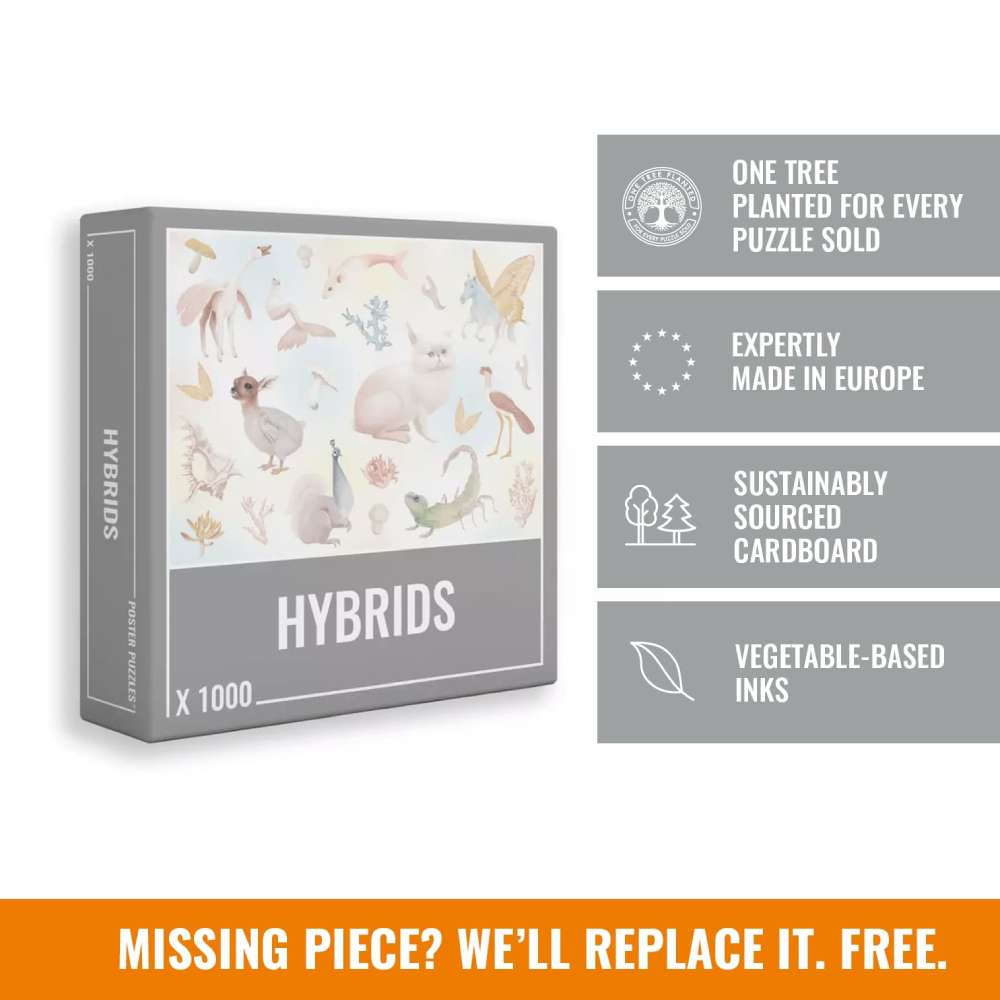 Hybrids is an amazing puzzle made by Cloudberries