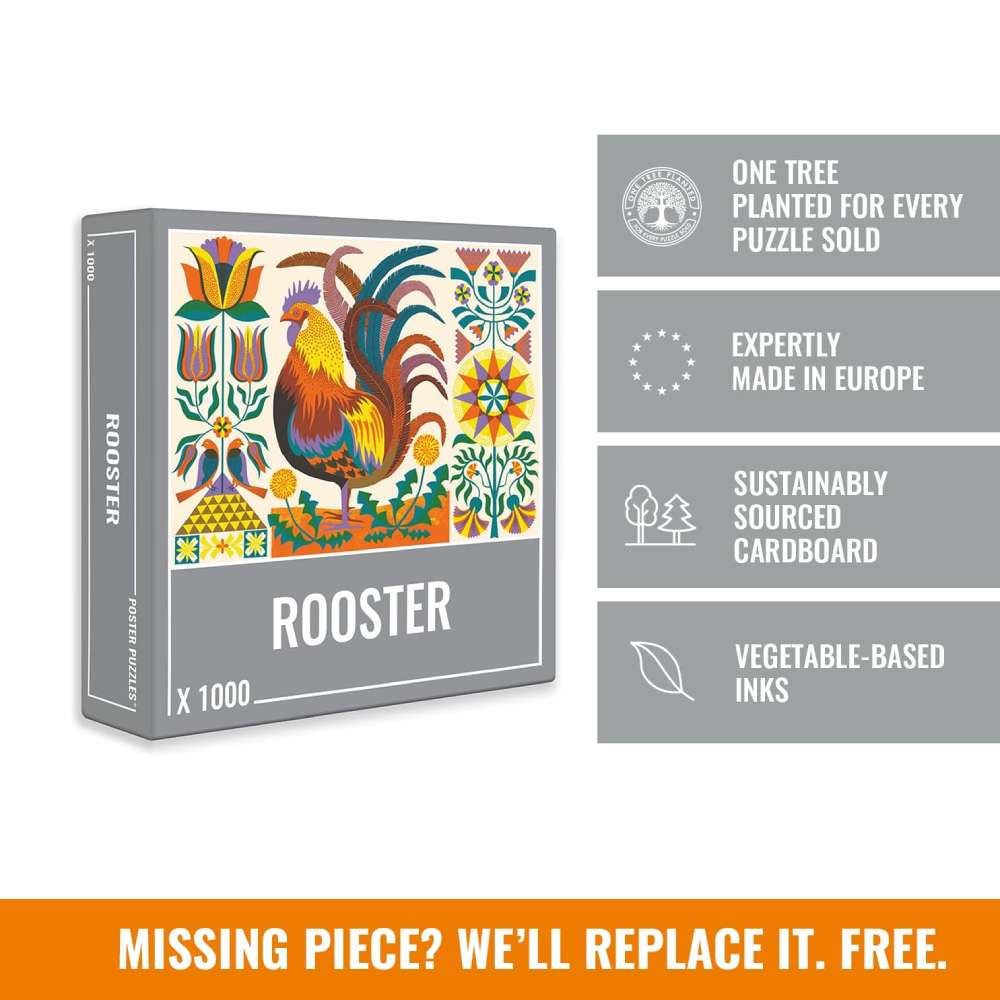 Rooster is a stunning puzzle made by Cloudberries
