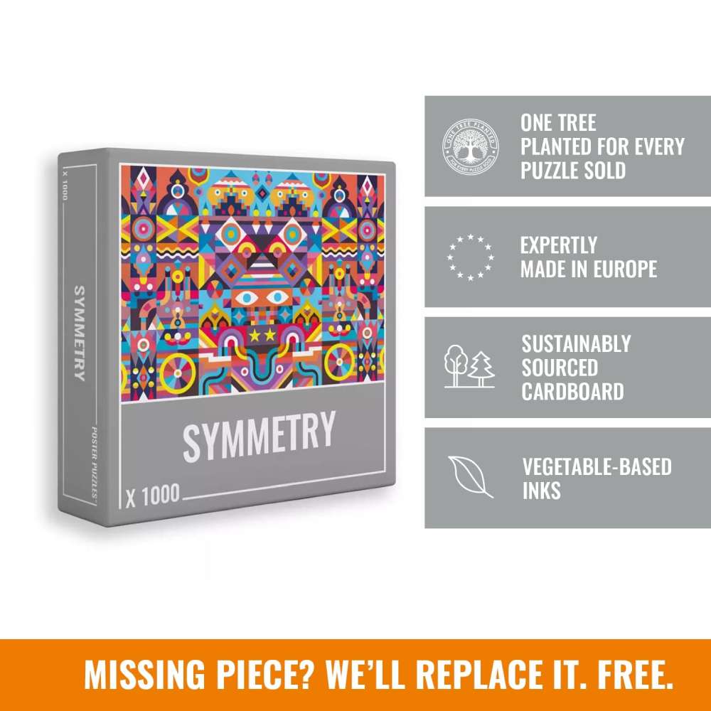 Symmetry is a trippy and fantastic jigsaw puzzle made by Cloudberries