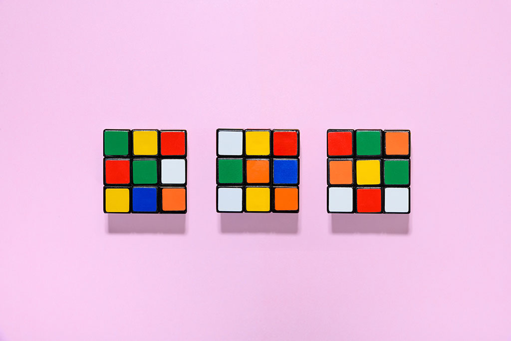 Rubik's cubes are a fun type of puzzle