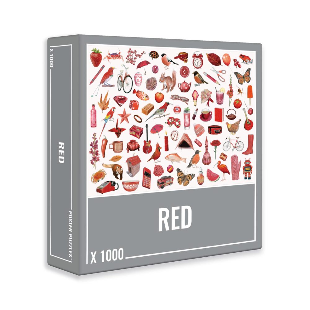 Red 1000-Piece Jigsaw Puzzle
