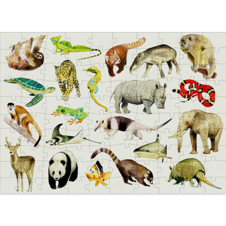 Animals 100 piece puzzle by Cloudberries