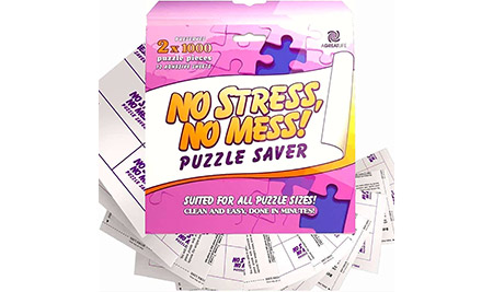  Extra Large Clear Puzzle Glue Sheets Puzzle Saver Peel and  Stick - Preserve 1000 Piece Puzzle in Minutes : Toys & Games