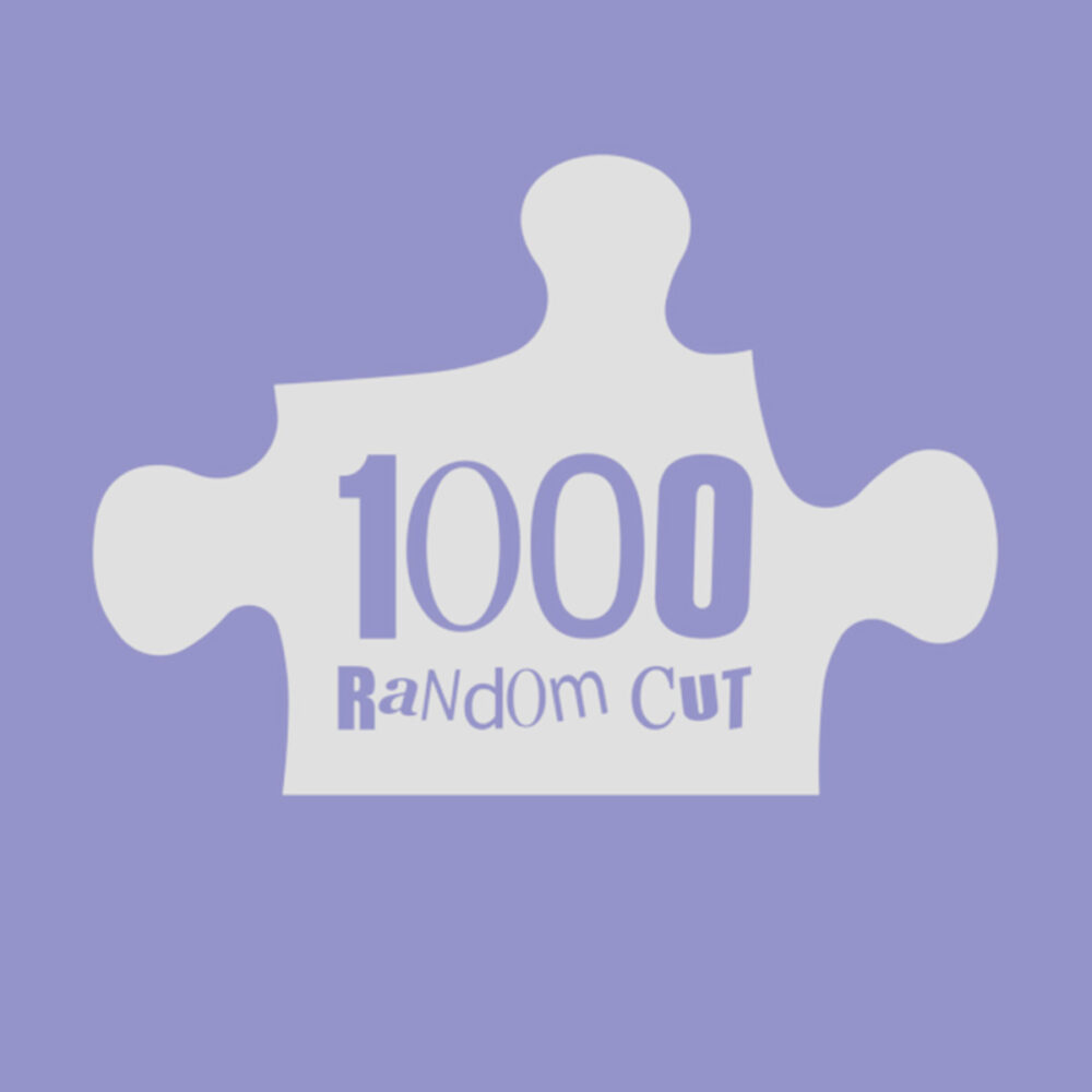 Random cut 1000 piece puzzle by Cloudberries