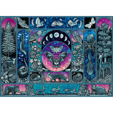 Nocturnal is a glow in the dark puzzle with 1000 pieces